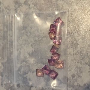 #B Crystals for Floating Locket Jewelry